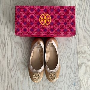Tory Burch Caroline Camellia Pink Ballet Flats 8